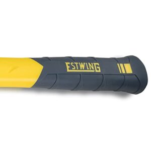 ESTWING Sure Strike Drilling/Crack Hammer - 3-Pound Sledge with Fiberglass Handle & No-Slip Cushion Grip - MRF3LB