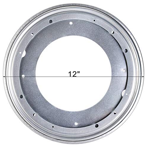 Fasmov 2 Pack 12-Inch Lazy Susan 5/16 Thick Turntable Bearings