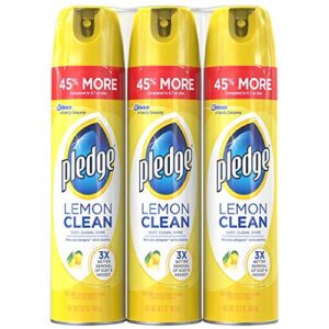 pledge furniture spray, lemon (14.2oz., 3pk.)