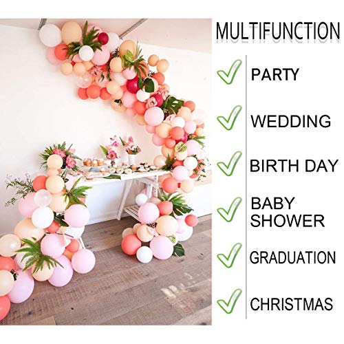 KIMCOME Balloon Arch Kit Balloon Decoration Strip Kit for Garland, 50 Feet Balloon Tape Strip, 300 Dot Glue Point Stickers, Suitable for Party Wedding Birthday Baby Shower [Upgrade Version]