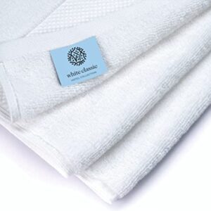 Luxury Bath Sheets Towels for Adults Extra Large | Highly Absorbent Hotel Collection | 35x70 Inch | 2 Pack (White)