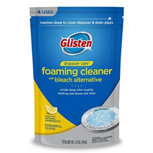 Glisten GLISTEN-DP06N-PB-2/PACK DP06N-PB Garbage Disposer Foaming Cleaner, Lemon Scent, 2-Pack (8 Uses), 2 Pack, Blue, 2 Count