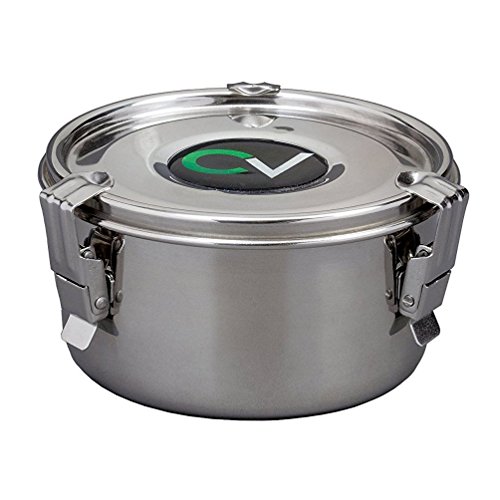 CVault Humidity Control Airtight Stash Container by - Size: Large (2-8g Boveda Packs Included)