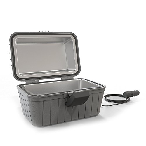 Gideon Heated Electric Lunch Box 12-Volt Portable Stove For Car, Truck, Camping, Etc. - Enjoy Hot Delicious Meals