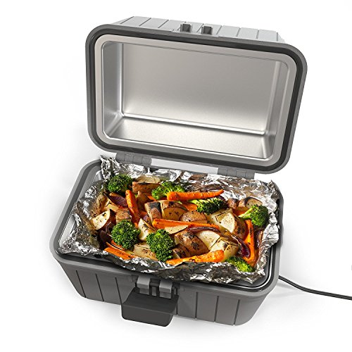 Gideon Heated Electric Lunch Box 12-Volt Portable Stove For Car, Truck, Camping, Etc. - Enjoy Hot Delicious Meals