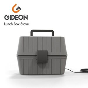 Gideon Heated Electric Lunch Box 12-Volt Portable Stove For Car, Truck, Camping, Etc. - Enjoy Hot Delicious Meals