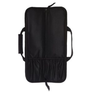 Ergo Chef, Black 5-Pocket Padded Chef's Knife Roll Bag, Bifold