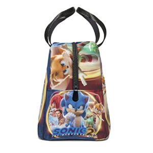 Anime Lunch Bag Insulated Leakproof Reusable Portable Cooler Box Practical Tote Bag for Work, Picnic One Size