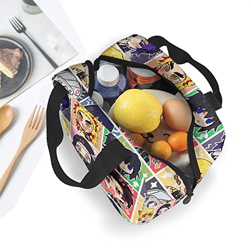 Anime Luch Box Lunch Bag Reusable Insulated Luch Box Meal Handbag To Keep Food Fresh For Office For Teen Girls Women Men Work Office Outdoor Picnic
