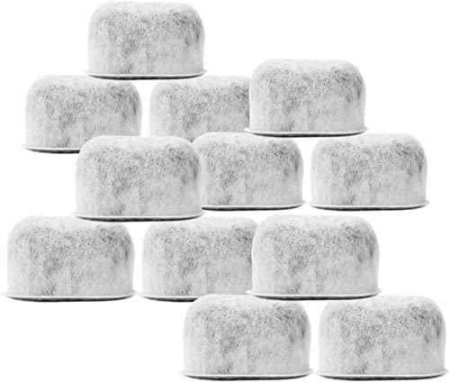 Housewares Solutions Pack of 12 Replacement Charcoal Water Filters for All Cuisinart Coffee Machines - Cuisinart Compatible (Not Keurig) Filters Fit Both Newer & Older Models Cuisinart Coffee Makers