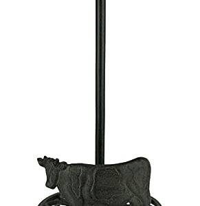 Cast Iron Standing Cow Paper Towel Holder