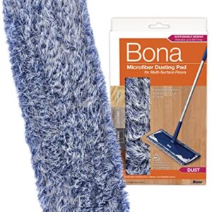 Bona Microfiber Dusting Pad, for Hardwood and Hard-Surface Floors, fits Bona Family of Mops