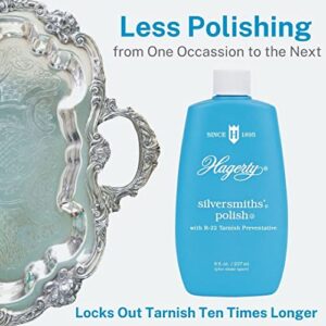 W. J. Hagerty Hagerty 10080 Silversmiths' Silver Polish, 8 Ounces, 8-Ounce, Blue, 8 Fl Oz