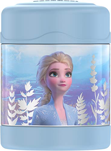 THERMOS FUNTAINER 10 Ounce Stainless Steel Vacuum Insulated Kids Food Jar, Frozen 2