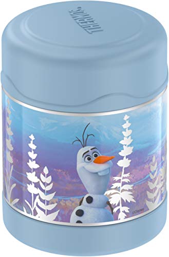 THERMOS FUNTAINER 10 Ounce Stainless Steel Vacuum Insulated Kids Food Jar, Frozen 2