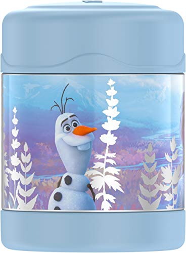 THERMOS FUNTAINER 10 Ounce Stainless Steel Vacuum Insulated Kids Food Jar, Frozen 2