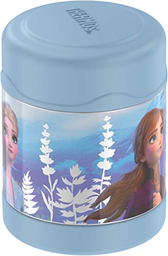 THERMOS FUNTAINER 10 Ounce Stainless Steel Vacuum Insulated Kids Food Jar, Frozen 2