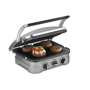 Panini Press by Cuisinart, Stainless Steel Griddler, Sandwich Maker & More, 5-IN-1, GR-4NP1