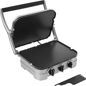 Panini Press by Cuisinart, Stainless Steel Griddler, Sandwich Maker & More, 5-IN-1, GR-4NP1