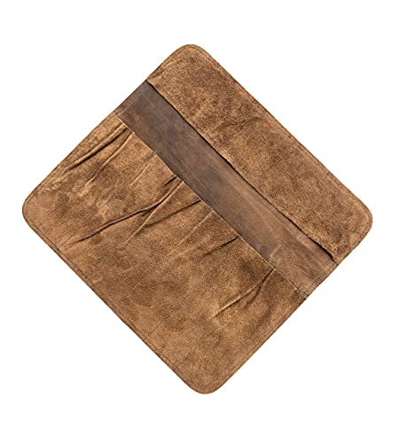 Knife Roll Bag Genuine Leather – Chef`s knife bag 7 slots – Leather Knife Case Sam (dark-brown/antique)