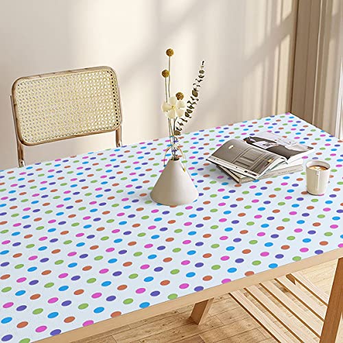 17.7" x 78.7" Colorful Dot Contact Paper Self Adhesive Shelf Liner Sticker Peel and Stick Polka Dot Wallpaper Self Adhesive Vinyl Contact Paper for Wall Bed Room Furniture Kitchen Cabinet Countertop