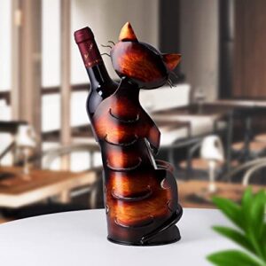 Drincarier Cat Decor Wine Holder Wine Rack Wine Bottle Holder Wine Cat, Cat Gifts for Cat Lovers