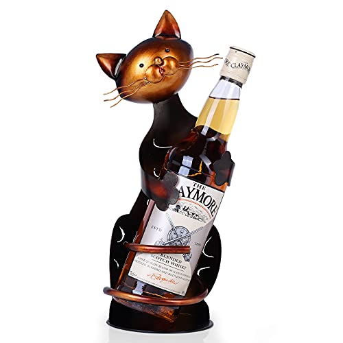 Drincarier Cat Decor Wine Holder Wine Rack Wine Bottle Holder Wine Cat, Cat Gifts for Cat Lovers