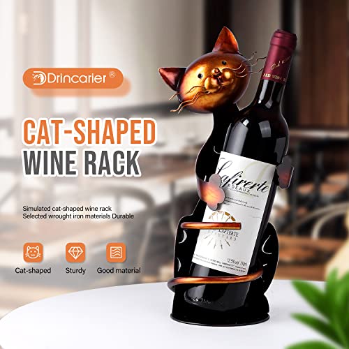 Drincarier Cat Decor Wine Holder Wine Rack Wine Bottle Holder Wine Cat, Cat Gifts for Cat Lovers