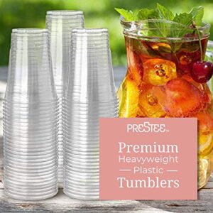 200 Clear Plastic Cups | 16 oz Plastic Cups | Disposable Cups | PET Clear Cups | Plastic Water Cups | Plastic Beer Glass | Clear Plastic Party Cups