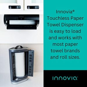 Innovia Automatic Paper Towel Dispenser. Touchless Technology. Works with Most Paper Towel Brands and Sizes. Dispenses The Number of Sheets You Need. Black, Countertop