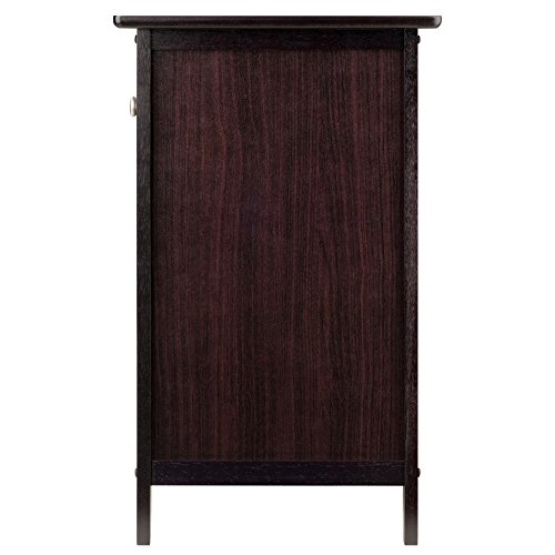 Winsome Eugene Accent Table, 18.9 inches, Espresso