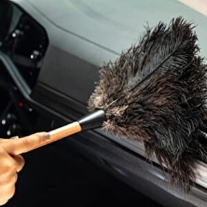 ROYAL DUSTER Black Ostrich Feather Duster (14")