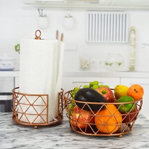 Martha Stewart Copper Wire Paper Towel Holder