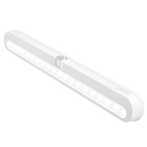 BLS T01L LED Closet Light Super Bright 20 LED Under Cabinet Lighting Battery Powered / DC Input Wireless Motion Sensing Light, Auto On Off Switch, Motion Sensor & Light Sensor, Light Beam Adjustable