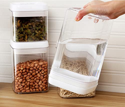 Airtight Food Storage Containers with Lids, 5 Pieces Kitchen Pantry Storage Containers BPA Free Plastic Cereal Containers for Pantry Organization and Storage, Kitchen Storage Containers, Containers for Organizing Pantry