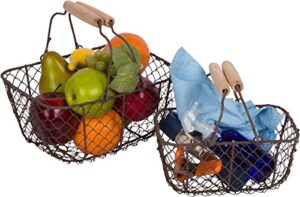 trademark innovations egg basket, black