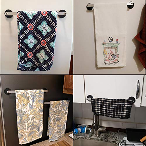 YYST Magnetic Towel Bar Towel Holder Towel Rack Towel Hook Hangerfor Refrigerator , Kitchen Sink -No Towel