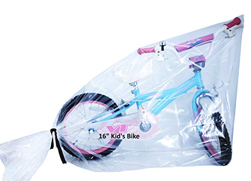 Wowfit 5 CT 40x60 inches Clear Giant Storage Bags Perfect for Dustproof, Moistureproof, Luggage, Suitcase, Comforter, Chair, Kids Bike and More (Include 5 Ties, XXL Bags are 2 Mil, Flat)