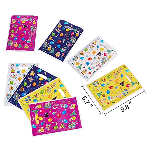 Plastic Party Favor Bags Assorted Colors 48 pcs (Balloon)