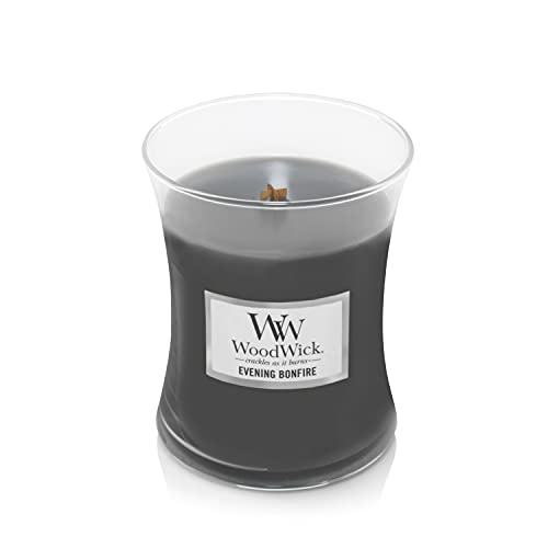 WoodWick Evening Bonfire Medium Hourglass Candle, 9.7 oz.