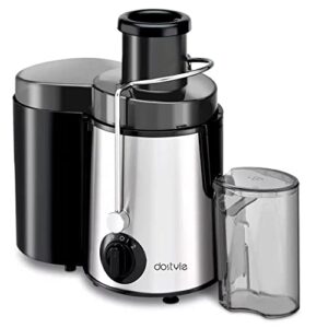 Juicer Upgraded 400W Juicer Machines, 2 Speeds Stainless Steel Juice Maker, Juicer Extractor Press Centrifugal for Whole Fruit and Vegetables with Anti-drip Function, Detachable Easy To Clean