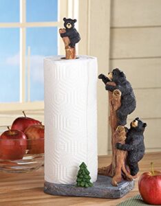 collections etc northwoods bears paper towel holder