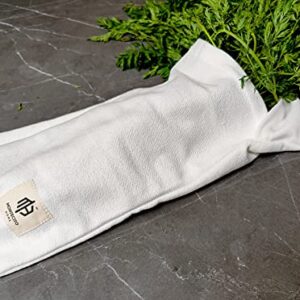 Organic Cotton Vegetable Crisper Bag - Variety Set of 3 - Simply Wet & Keep Your Veggies Fresher, Longer in Refrigerator!