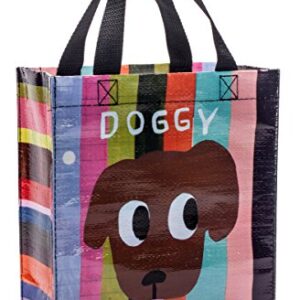 Blue Q Handy Tote ~ Doggy Bag. Reusable lunch bag, little tote, gift bag, sturdy and easy to clean, made from 95% recycled material, 10"h x 8.5"w x 4.5"d