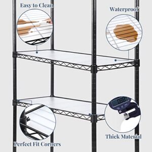 Anoak Wire Shelf Liner, 36 X 18 inch Wire Shelving Plastic Liner, Waterproof Thick Plastic Liner, Heavy Duty Metal Shelves Liners for Kitchen, Pantry or Garage(Set of 4)
