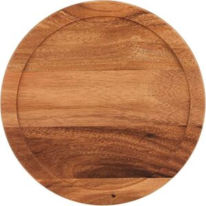 lipper international acacia wood 10″ kitchen turntable