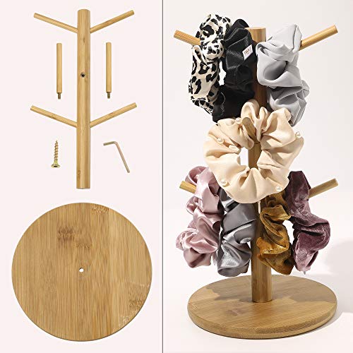 Scrunchie Holder Organizer Stand Bracelet Holder Accessories Jewelry Hair Tie Organizer Cute Stuff for Gils Bedroom The Perfect Hair Dresser Dislpay and Also can be Mug Tree Stand Cup Rack