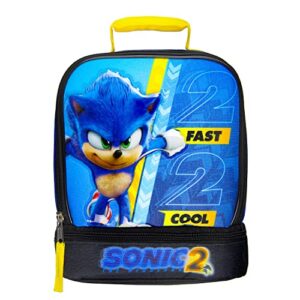 Sonic the Hedgehog 2 Fast 2 Cool Dual Compartment Insulated Lunch Box