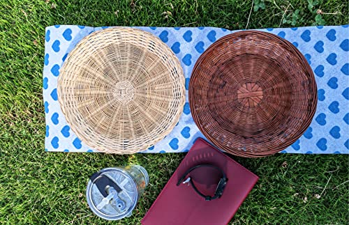 CTRL A TAB Handmade Bamboo Paper Plate Holder For Home Party Daily Dinning Picnic Wall Decorate