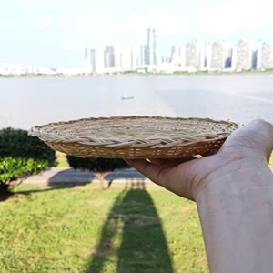 CTRL A TAB Handmade Bamboo Paper Plate Holder For Home Party Daily Dinning Picnic Wall Decorate